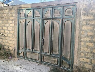 İşlənmiş Dəmir Həyət darvazası, Siyirmə, 3 m, Mexaniki, rəng - Mavi, Kredit yoxdur