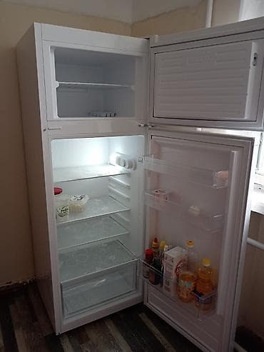 manqal satışı: İşlənmiş 2 qapılı Biryusa Soyuducu Satılır, rəng - Ağ, Dispenserli — 2