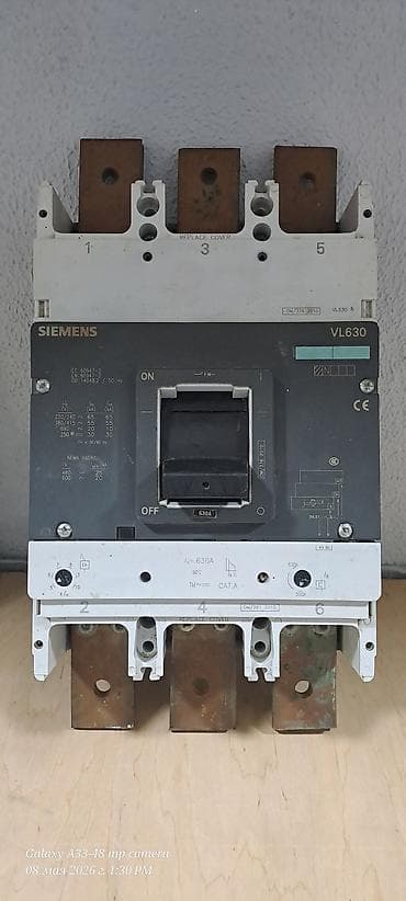 list demir satiram: Siemens Elektrik avtomat, 3 faza, 240 Vt — 1
