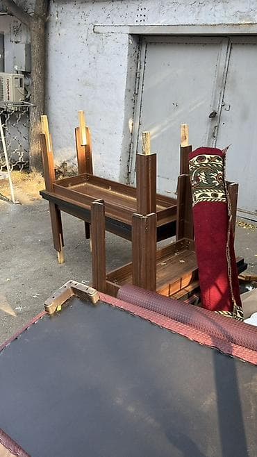 divanar: Məhsul: Bordo rəngli restoran/kafe oturacaqları (divan tipli boks) — 6