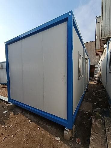 Konteynerlər: Metal karkaslı, sendviç panel divarlı konteyner modul. 3.00x7.00 iki — 4