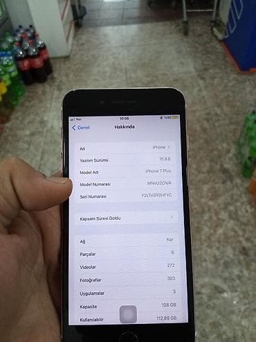 iphone 7 pulus: IPhone 7 Plus, 128 GB, Rose Gold, Barmaq izi — 4