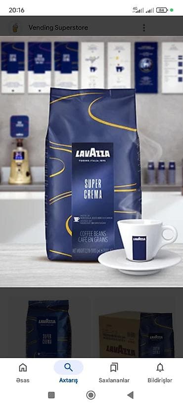 Lavazza Crema e Aroma – bütöv dənə qəhvə - Brend: Lavazza (Torino