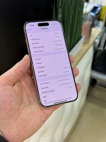 nar nömre satışı: IPhone 16 Pro, 128 GB, Desert Titanium — 8