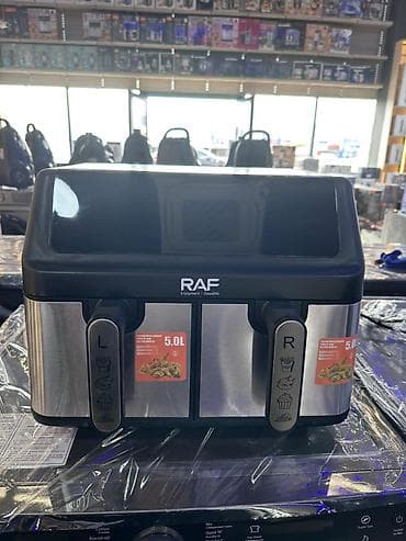 kartof qizardan: RAF Dual Air Fryer R5292 satılır. İki ayrı səbətli sistemi ilə eyni — 1