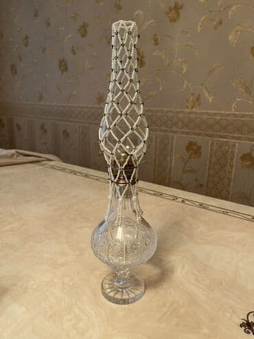 yuxuda qab qaşıq yumaq: Kristal süfrə dəsti - Zərif naxışlı, kəsim ornamentli iri kristal — 5