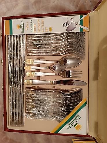 ov bicaq: Bavaria paslanmayan poladdan çatal-bıçaq dəsti – premium keyfiyyətli — 6