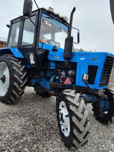 belarus mini traktor: Belarus 82.1 traktoru - Model: BELARUS 82.1 (4x4) - Rəng: mavi - — 7