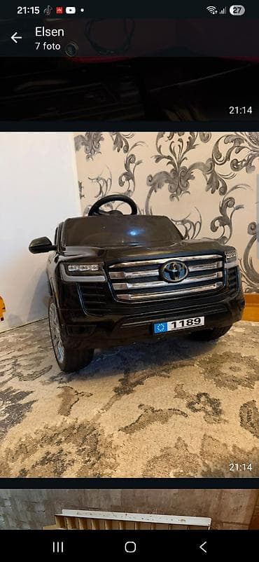 usag masin: Uşaq elektrikli maşın – SUV tipli model, qara rəng Razilasma yolu ile — 1