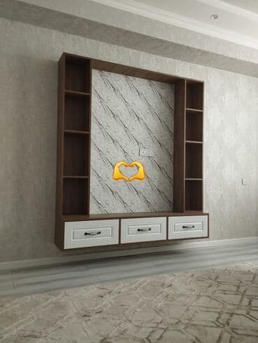 TV stend sifarişlə hazırlanır