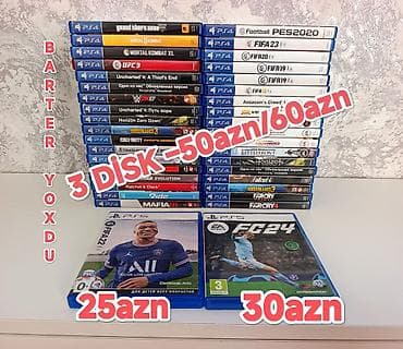 borderlands: Tək-tək 25azn(ps4)endirim yoxdu/ 3disk–50/60azn /2disk–50AZN Kredit — 1