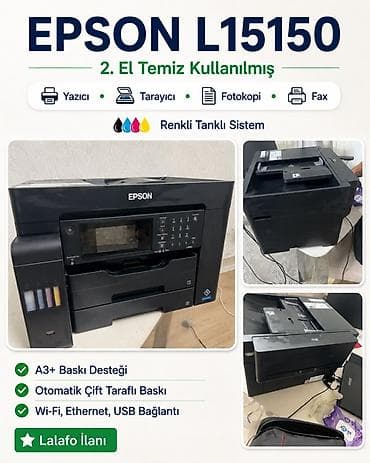 Epson L15150 çoxfunksiyalı cihaz - Funksiyalar: printer, skaner