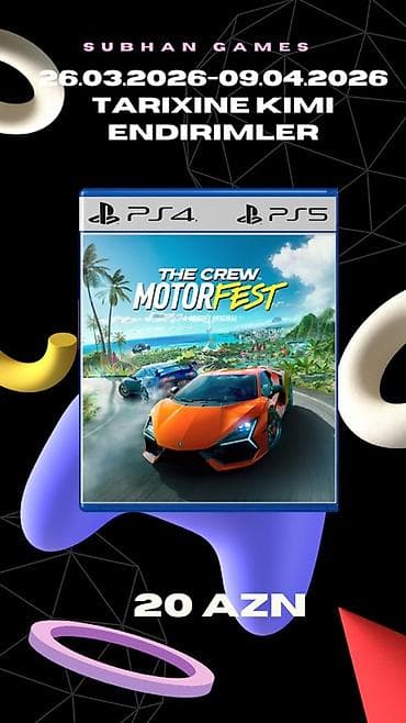 playstation 5 в баку: PS4/PS5 oyunları – endirimli Tarix: 26.03.2026–09.04.2026 (Subhan — 10