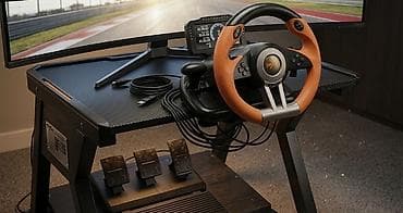 oyun sukanı satışı: PXN Ultimate Racing sükan və pedallar dəsti ✅ Tam komplekt: Sükan və — 2