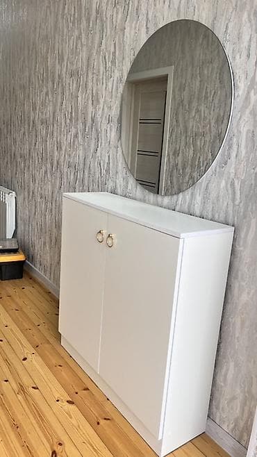 dehliz dolabı: Yeni, 2 qapılı, Güzgülü, Ağ, Digər material, Açılan, Düz dolab — 1
