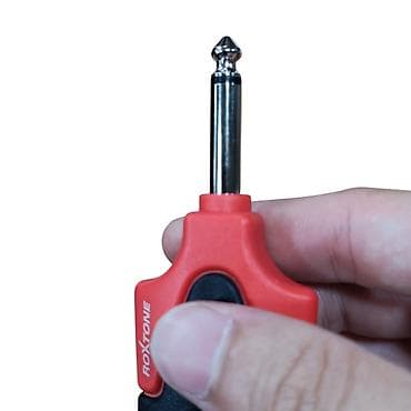 RoxTone 6.35 mm (1/4”) mono plugdan 2 x RCA (female) adapter - Alət