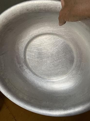 m herfi tortu: Alüminium ləyən - Material: qalın divarlı alüminium - Forma: dərin — 4