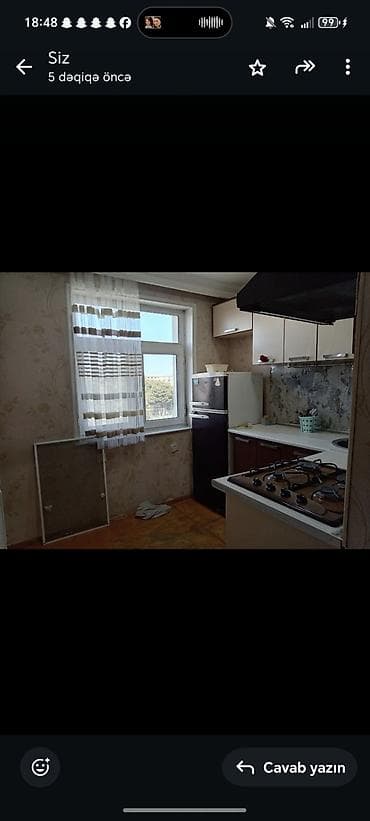 panarama 3.2: 1 otaqlı mənzil – mətbəx və sanitar qovşaqla - İşıqlı mətbəx: pəncərə — 2