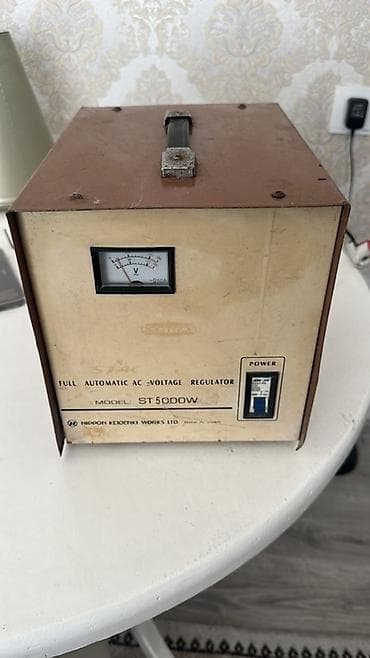 kreditle drel: Məhsul: Tam avtomatik AC gərginlik tənzimləyici (stabilizator) Brend — 4