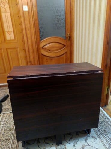 İşlənmiş, Açılan, MDF, Dördbucaq masa lalafo.az -da İşlənmiş, Açılan, MDF, Dördbucaq masa