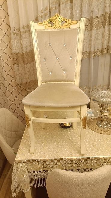 Qonaq otağı üçün, Qatlanmayan, rəng - Bej Stul