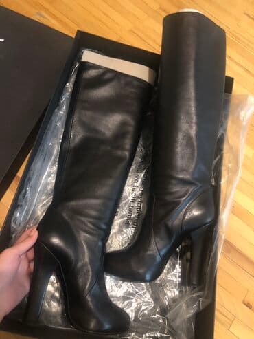 qadın çəkmə: Ölçü: 38, rəng - Qara, Yeni — 7