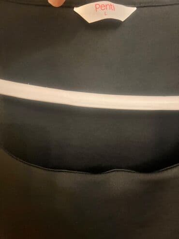 əsgər formaları: Brend: Penti. L olcu. yeni Model: Qolsuz topo - Rəng: qara - Ölçü: L — 3