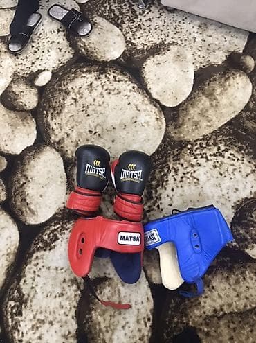 İdman çantaları: Boks dəsti – Matsa və Everlast - Matsa brendli boks əlcəkləri — 2