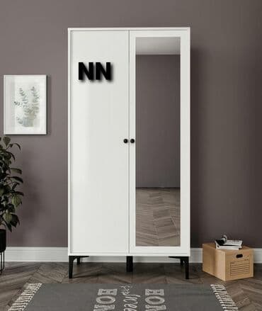 Düz dolab, Dəhliz üçün, Paltar üçün, Açılan, Korpuslu, 2 qapılı