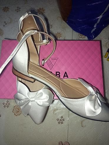 Tuflilər, Derimod, Ölçü: 39, rəng - Ağ, Yeni