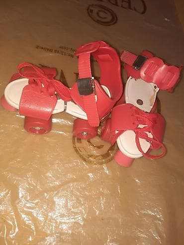 Детская обувь: Uşaq dördtəkərli konkiseti – tənzimlənən, ayaqqabının üstünə geyilən — 2