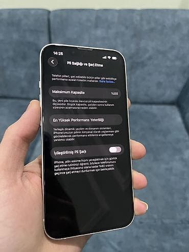 smart box satisi: IPhone 13, 128 GB, Ağ, Zəmanət, Face ID, Sənədlərlə — 3