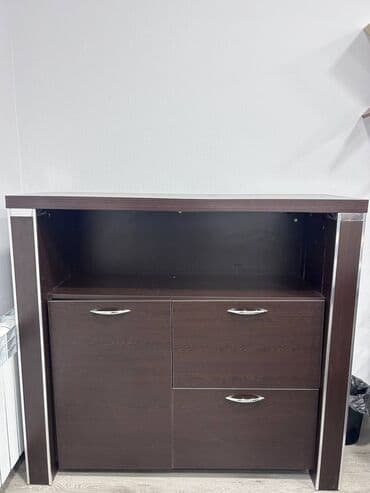 купить мебель для офиса бу: Ofis mebel dəsti - Tərkib: böyük iş/konfrans masası və 2 şkaf — 2