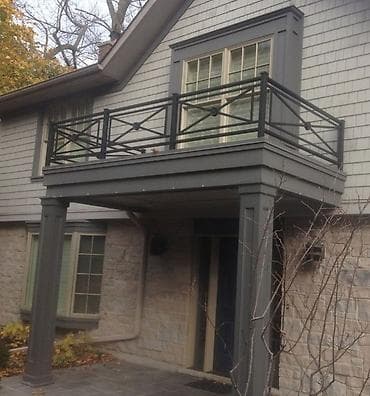 optik qaynaq: Balkon məhəccəri, Polad — 9