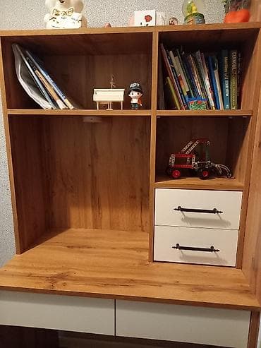 usaq stolu: Oğlan və qız üçün, İşlənmiş, Siyirməli, Yazı masası, Stulsuz — 2