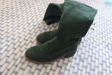 rezin qısa çəkmələr: Ölçü: 37, rəng - Yaşıl, İşlənmiş — 3