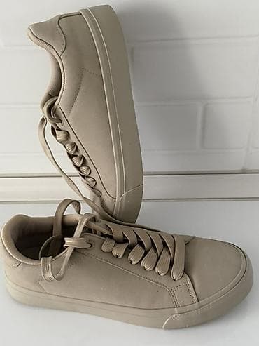 parca krasofkalar: Bej rəngli gündəlik uniseks krossovkalar New yorker alınıb tepteze - — 1