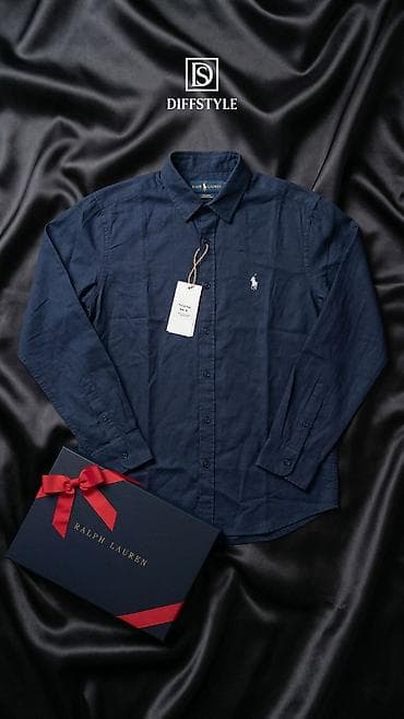 kətan köynək kişi: Ralph Lauren kişi köynəyi – klassik düyməli model - Brend: Ralph — 1