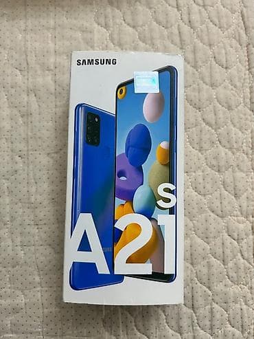 a21s plata: Samsung Galaxy A21S, 64 GB, rəng - Mavi, Barmaq izi — 2