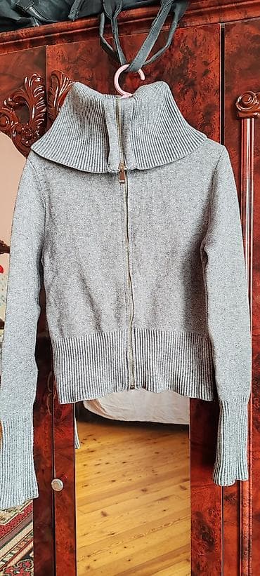 Мужская обувь: Кофта, Zara, S, цвет - Серый — 2