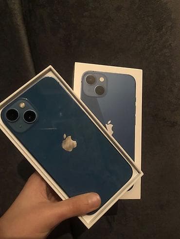 IPhone 13, 128 GB, Mavi, Simsiz şarj, Face ID lalafo.az -da IPhone 13, 128 GB, Mavi, Simsiz şarj, Face ID