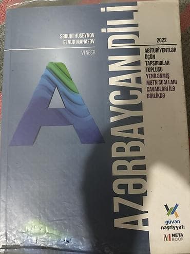 Məhsul: “Azərbaycan dili – Abituriyentlər üçün tapşırıqlar toplusu”