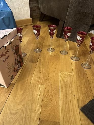 derman qabi: Rümkalar, rəng - Bənövşəyi, Şüşə, 6 ədədli dəst — 1