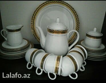 Qab-qacaq və mətbəx ləvazimatlarının alışı: Çay dəsti — 1