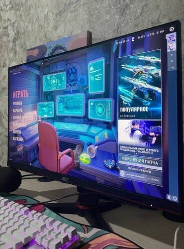 Настольные ПК и рабочие станции: Aoc manitor 24 inch 165Hz Model: 24g2sae Ideal veziyyetdedir — 2