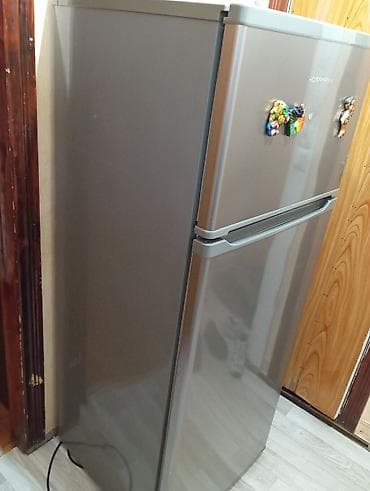 soyuducu kompressoru: 2 qapılı Hoffman Soyuducu Satılır, rəng - Gümüşü — 2