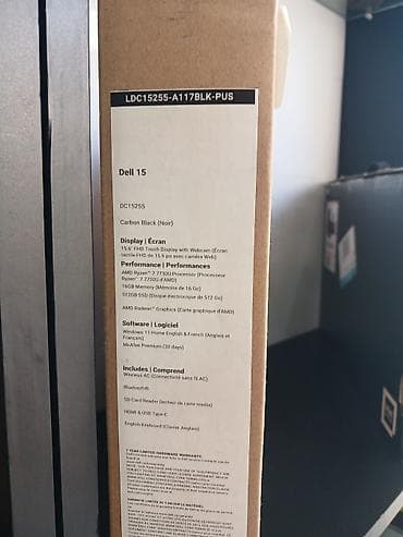 Dell: Yeni Dell 15.6 ", AMD Ryzen 7, 512 GB, Ünvandan götürmə — 2