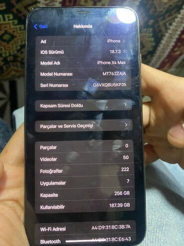 iphone x problemleri: IPhone Xs Max, 256 GB, Qızılı, Face ID — 4