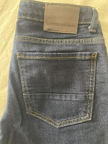 ALİNYILDIZ Classics kişi cins şalvarı - Rəng: tünd mavi (indigo) - lalafo.az -da ALİNYILDIZ Classics kişi cins şalvarı - Rəng: tünd mavi (indigo) -