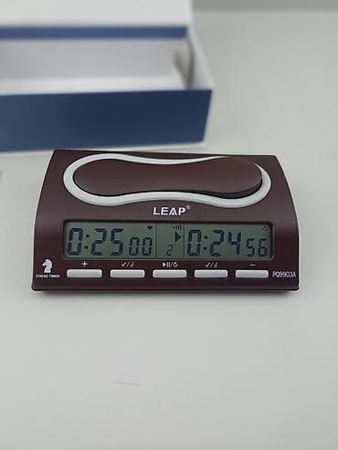Şahmatlar: LEAP PQ9903A elektron şahmat saatı - İki tərəfli böyük LCD ekran: hər — 1
